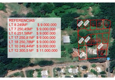 VENTA DE TERRENOS, LOTEO EN VILLA AURORA SANTA MARIA DE PUNILLA. TE121